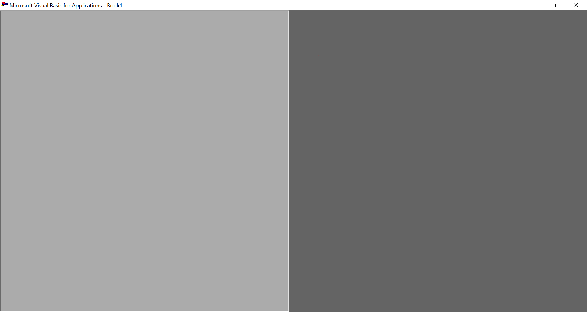 VBA is Blank | Microsoft Community Hub