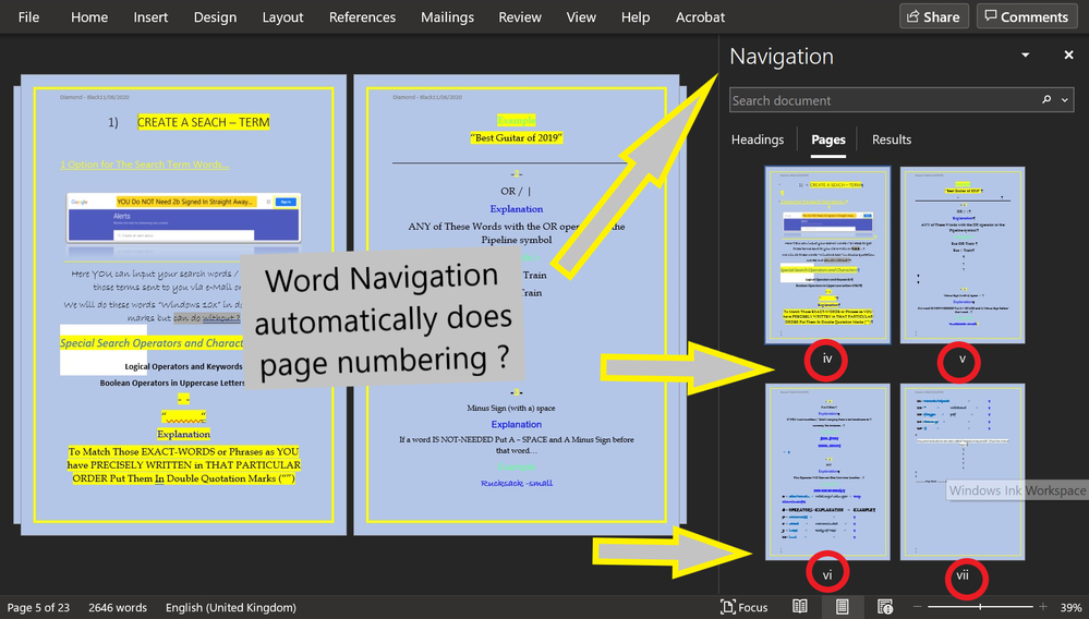 Word Auto Numbering Pages.png