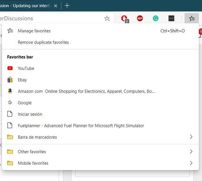 Update Edge's UI to make it like Edge HTML | Microsoft Community Hub