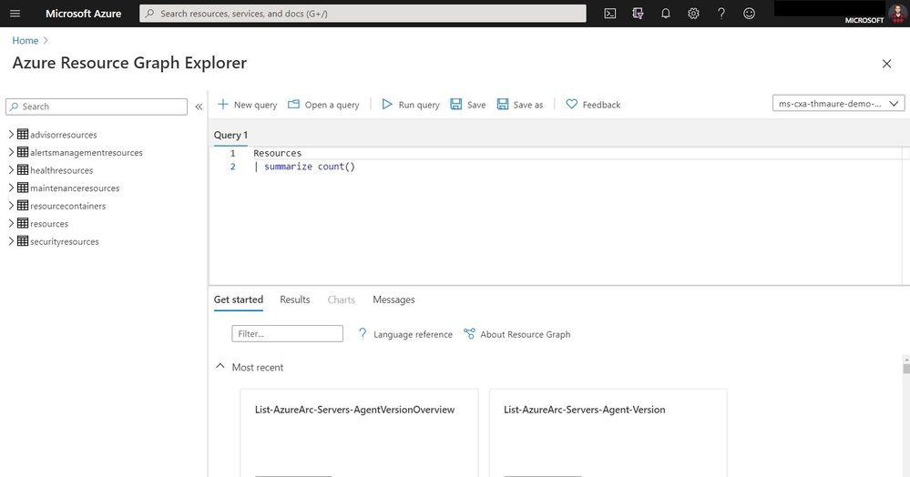 Azure Resource Graph Explorer Query using a Link.jpg