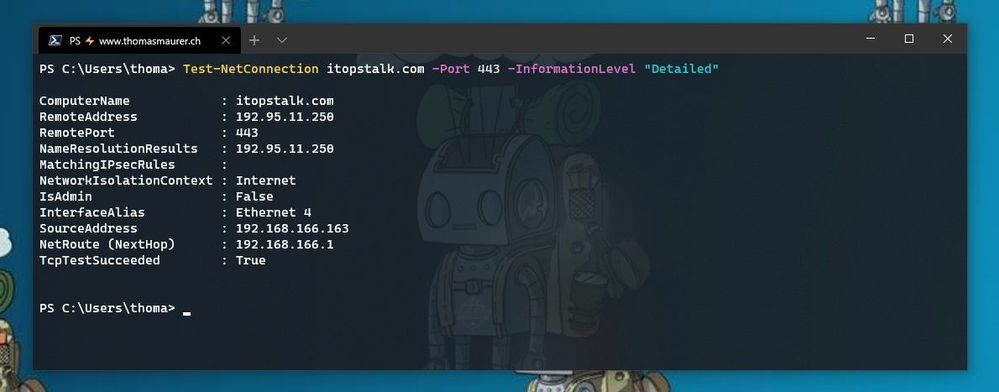 Test TCP Port using PowerShell.jpg