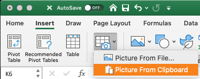 Data from picture in Excel for Mac | Microsoft Community Hub