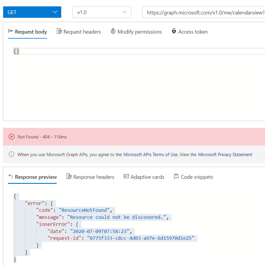 Graph API access to Exchange Server 2019 hybrid setup (on prem mailbox ...