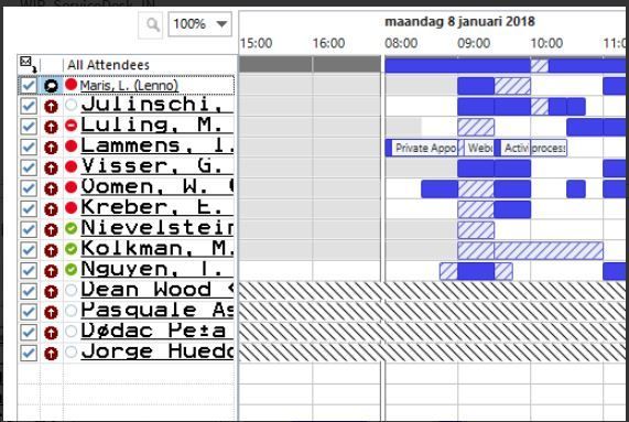 Scheduling Assistant strange font.JPG