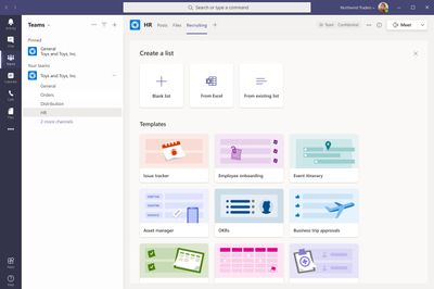 MS Lists - Template picker screen in Tdeams.jpg