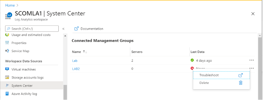 SCOM page with actions.png