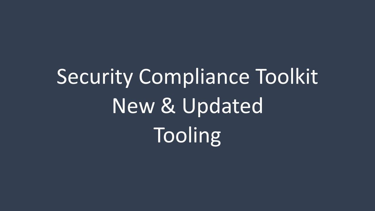 New & Updated Security Tools | Microsoft Community Hub