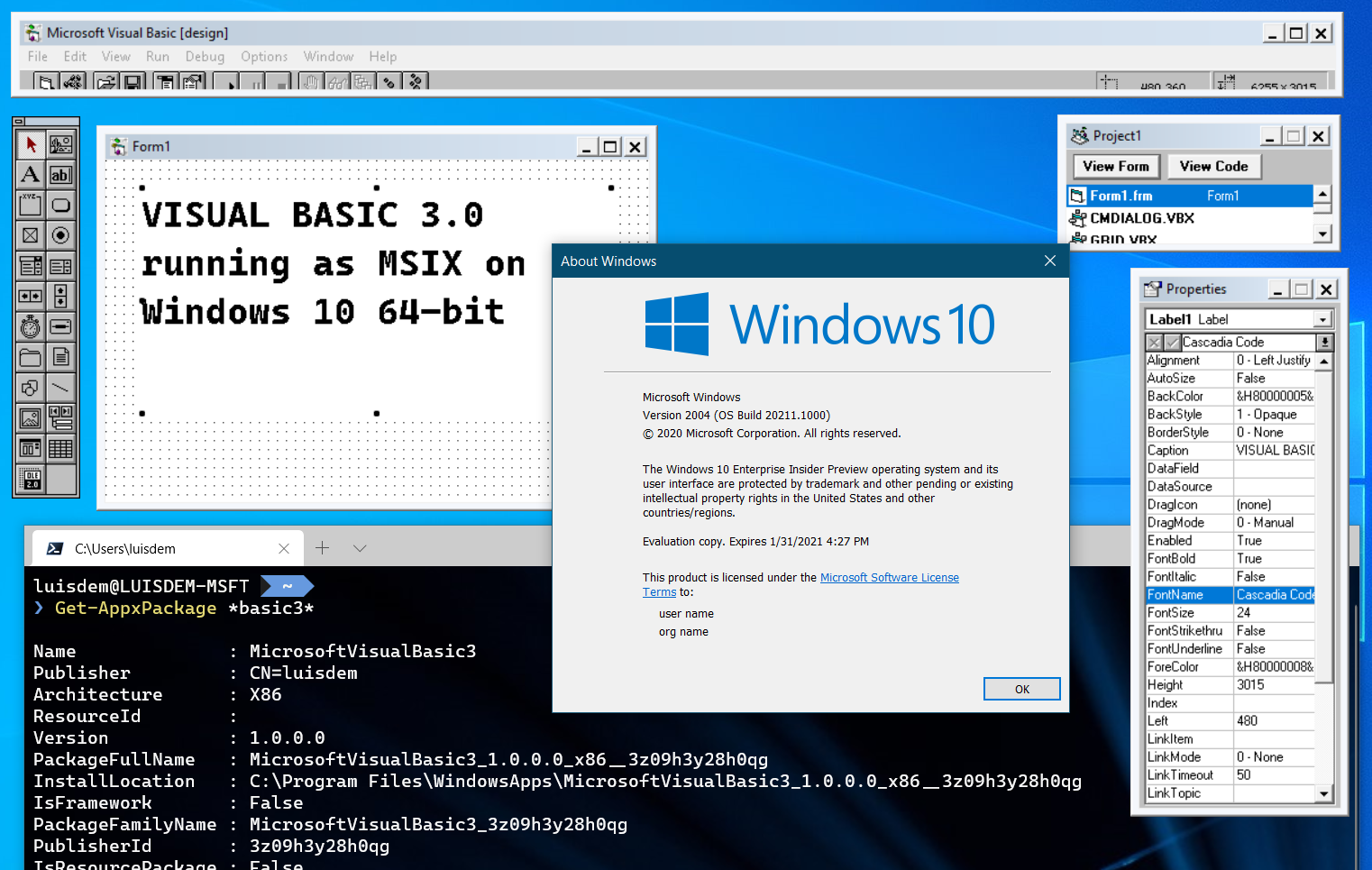 Running 16-bit applications on Windows 10 64-bit | Microsoft Community Hub
