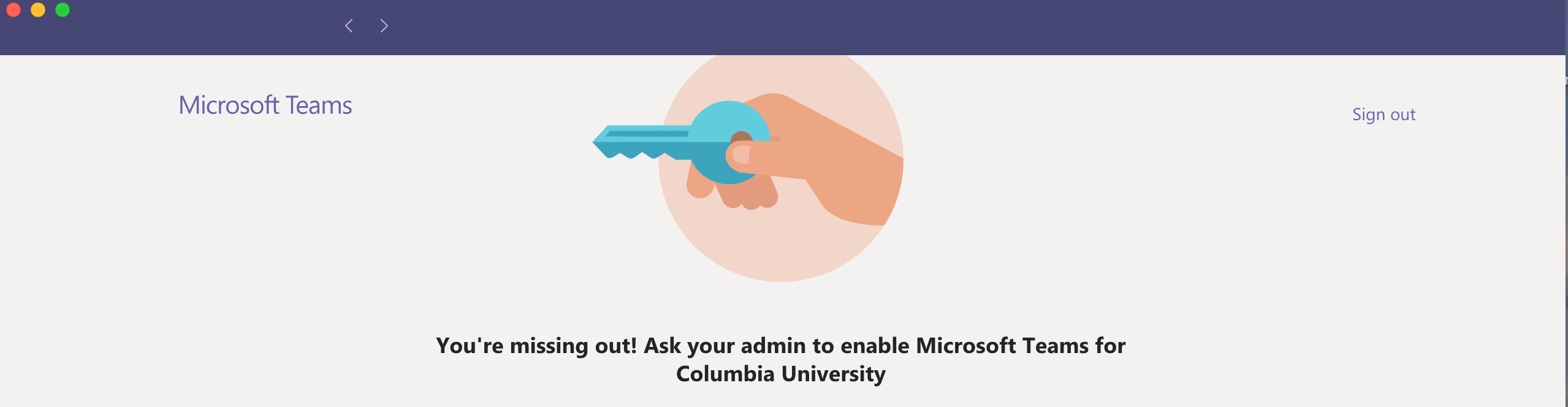 microsoft teams school account not working