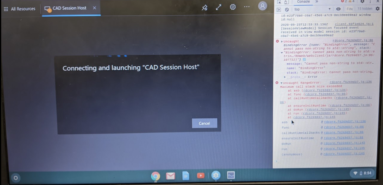 RD Web Client 1.0.22 not working on chromebooks | Microsoft Community Hub