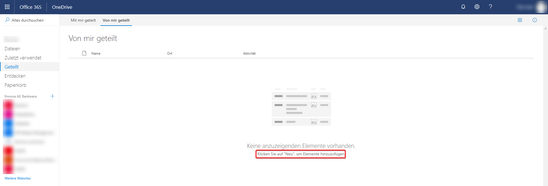 OneDrive menu "Shared by me" - SharePoint files not showing up ...