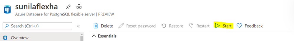 Flexible-Server-for-Postgres-Screenshot-of-Start-Service-feature-in-portal.PNG
