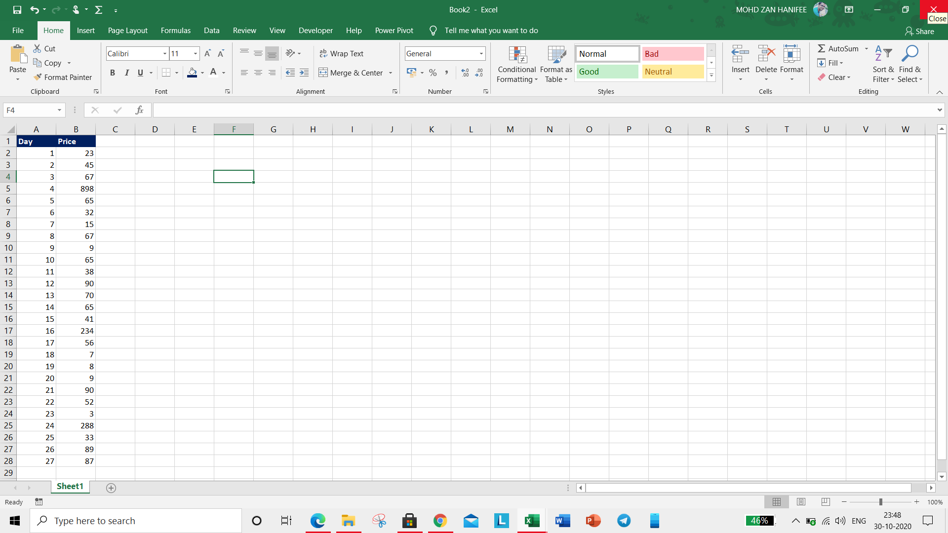 Sum in every 7 days | Microsoft Community Hub