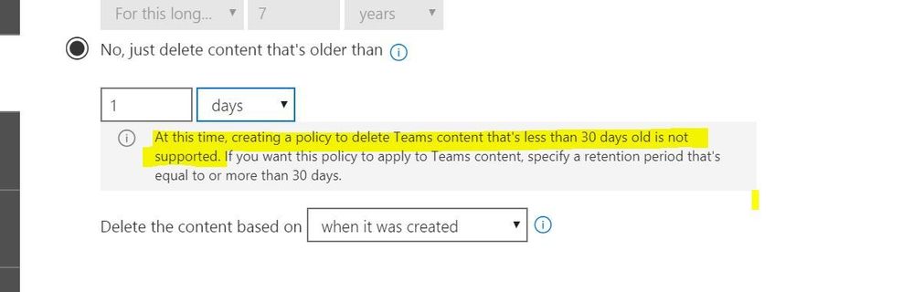 30 day rentention not supported.JPG