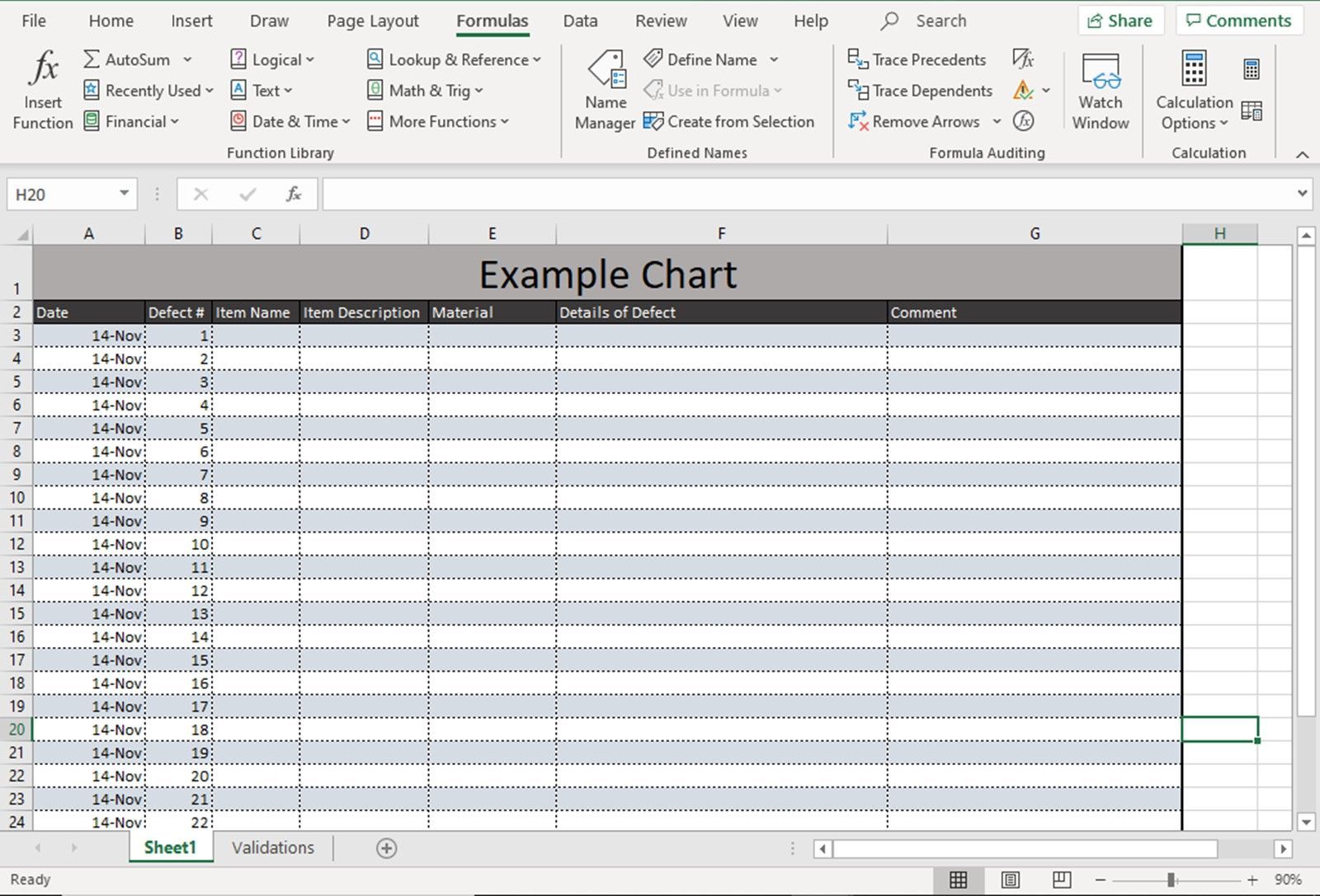 How to use a keyword to input data for the whole row? | Microsoft ...