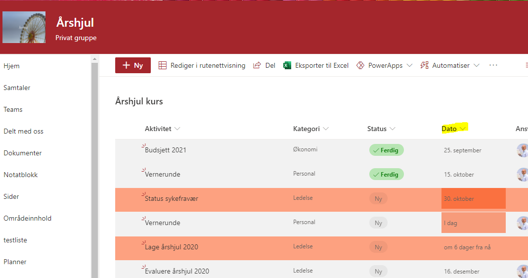 Create a task in planner from Lists. | Microsoft Community Hub