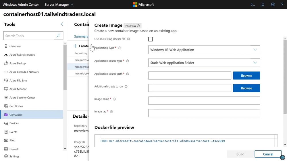 Create new Docker Container Image using Windows Admin Center.jpg