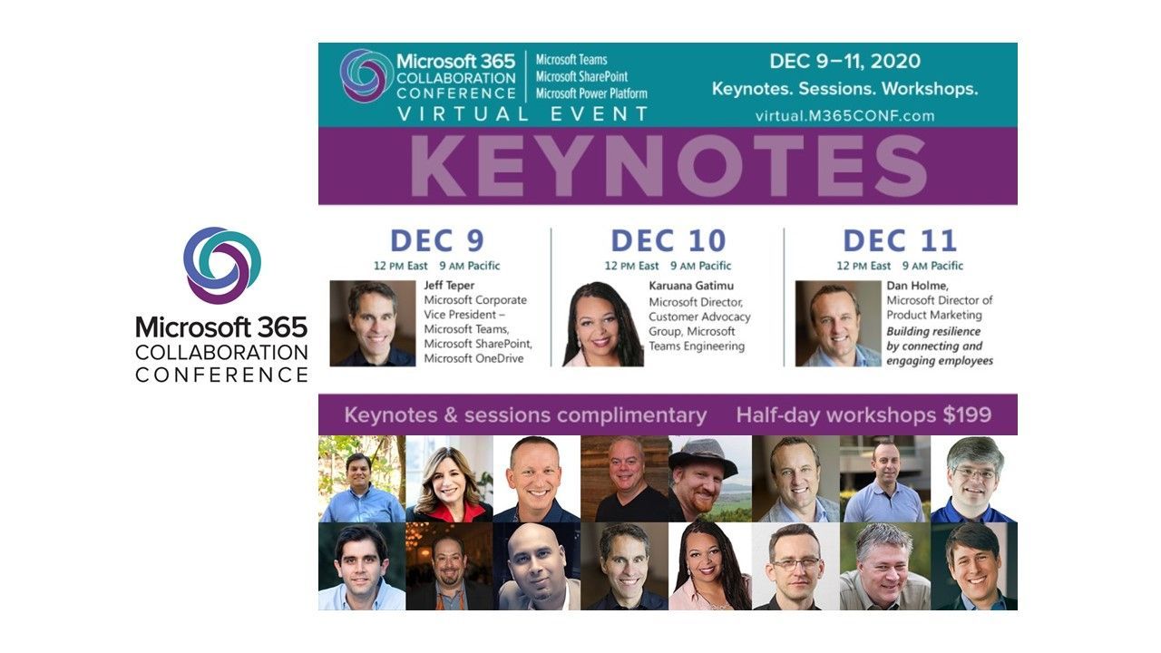 December 9-11: Microsoft 365 Collaboration Conference | Microsoft ...