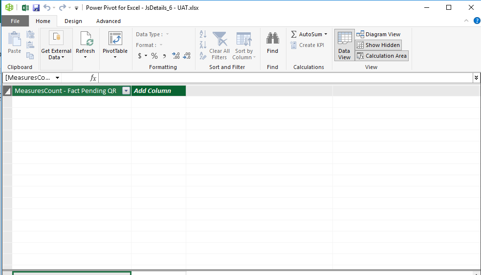 how to represent the Pivot Chart when the measure count is 0 ...