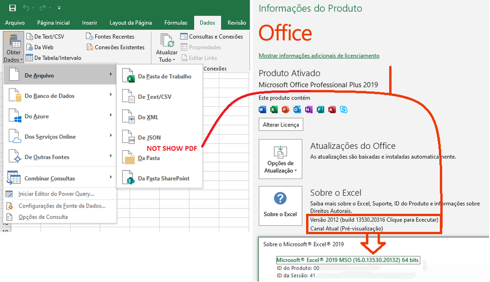 O2019-ExcelDisablePDFDataConnector-NotShow.PNG