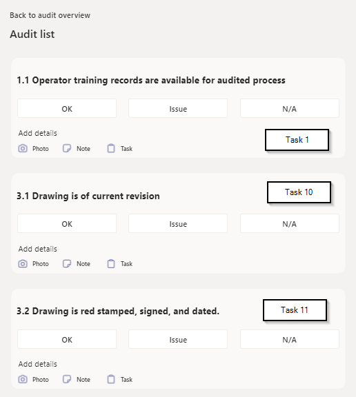 Inspection App - Bug with Checklist Order | Microsoft Community Hub