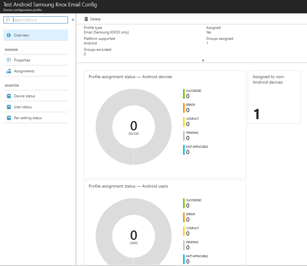 Android Device Configuration policies not applying | Microsoft ...
