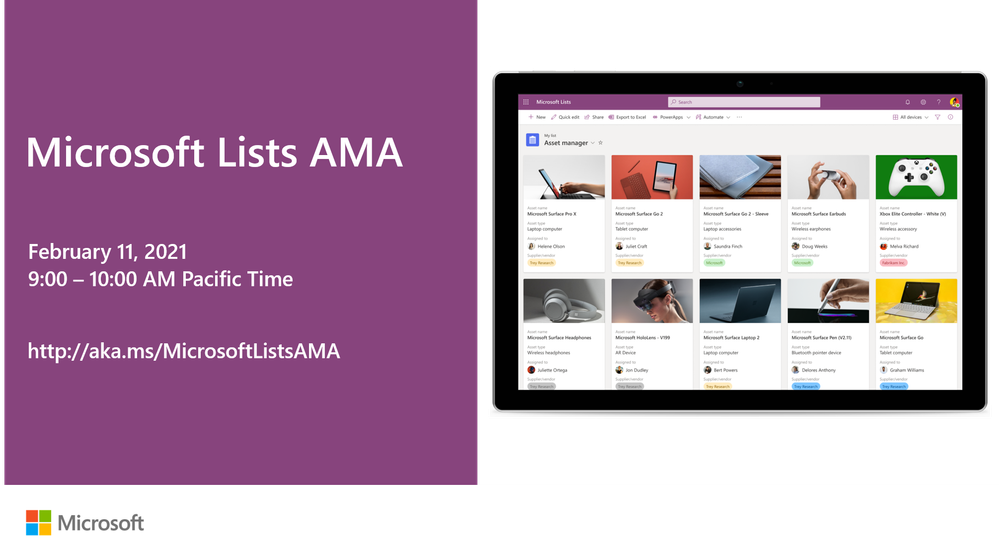 Microsoft Lists AMA Announcement Option 1.png