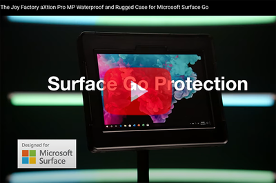The Joy Factory aXtion Pro MP Waterproof and Rugged Case for Microsoft Surface Go