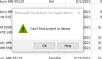 Excel Project or Library issues | Microsoft Community Hub