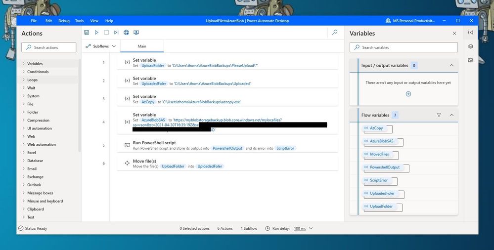 Power Automate Desktop Flow - Upload to Azure Blob Storage using AzCopy.jpg