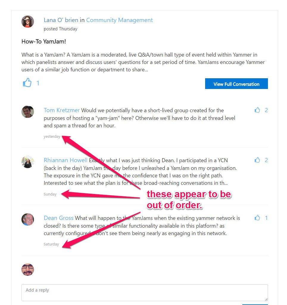 Reply order.... | Microsoft Community Hub
