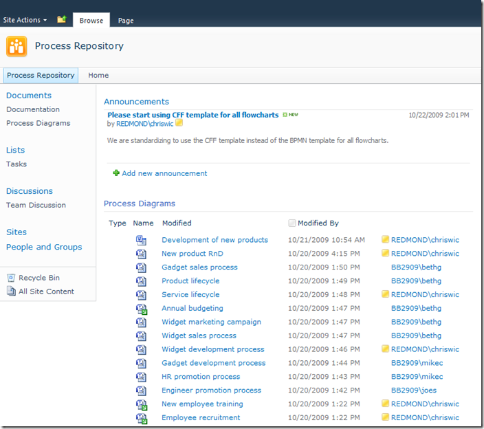 Using a Visio Process Repository | Microsoft Community Hub