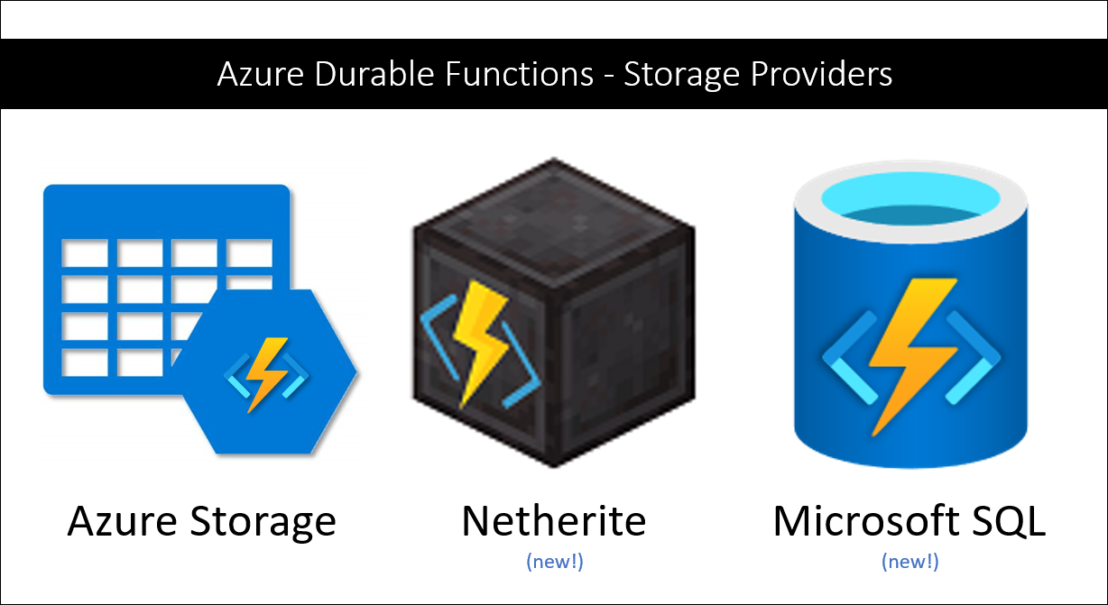 New Storage Providers for Azure Durable Functions | Microsoft Community Hub