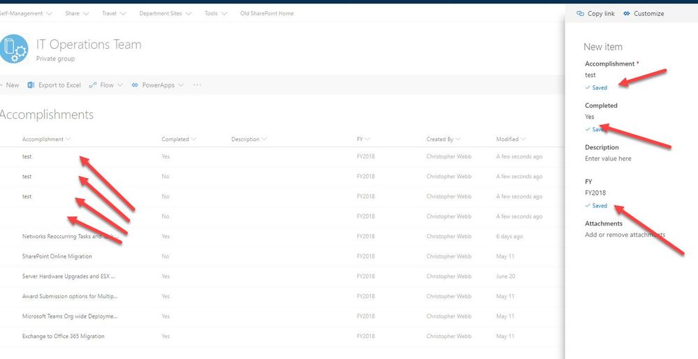 sharepoint basic new modern list item created.jpg