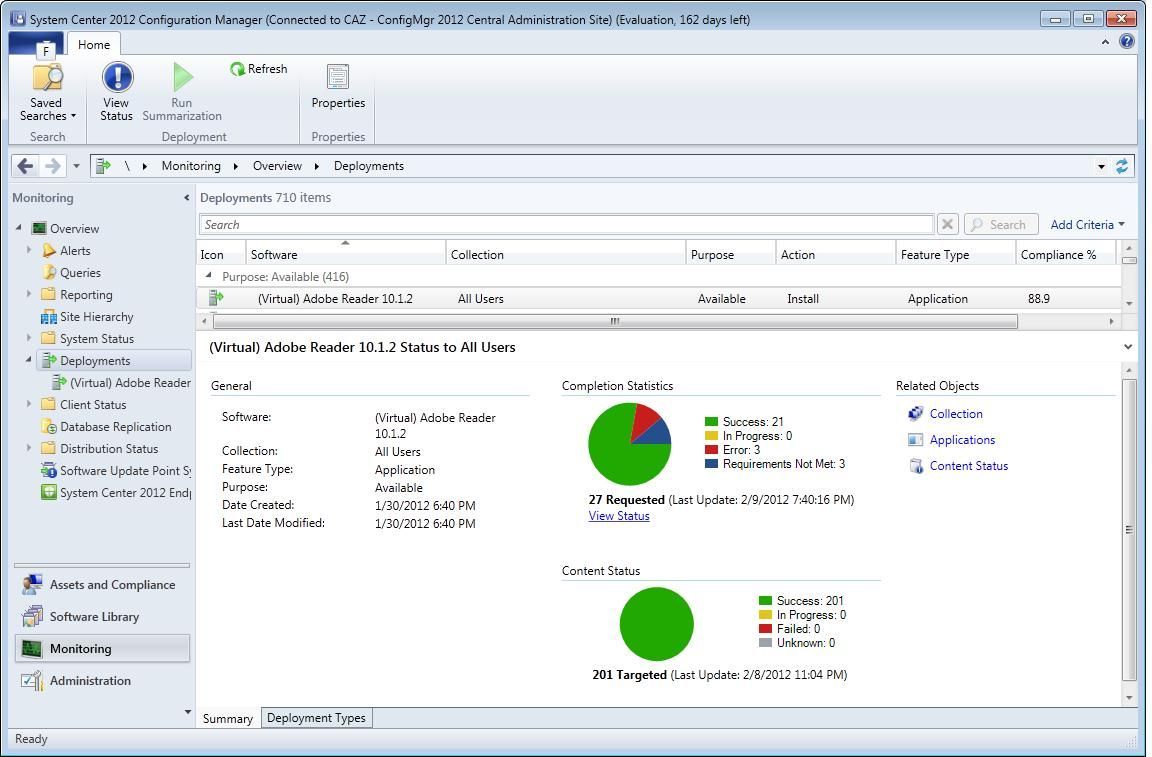 Troubleshooting In-Console Monitoring for Deployments in System Center ...