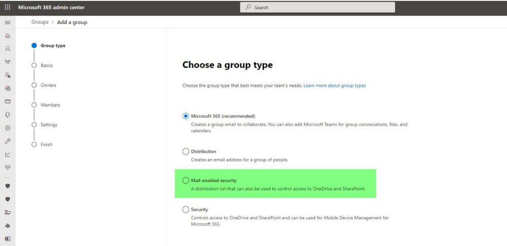 Mail Enabled Security Groups Questions.PNG