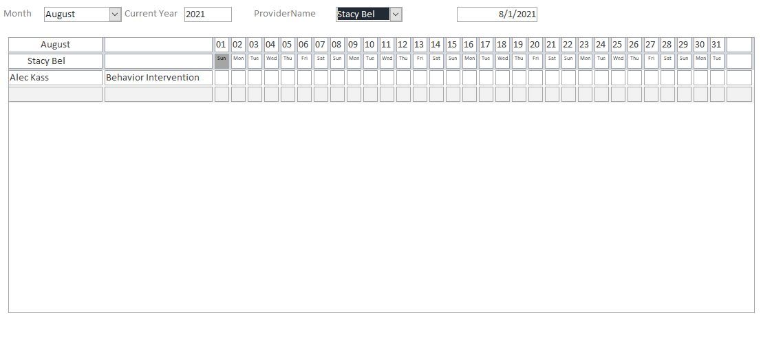 Add multiple records in a form with calendar type design. | Microsoft ...
