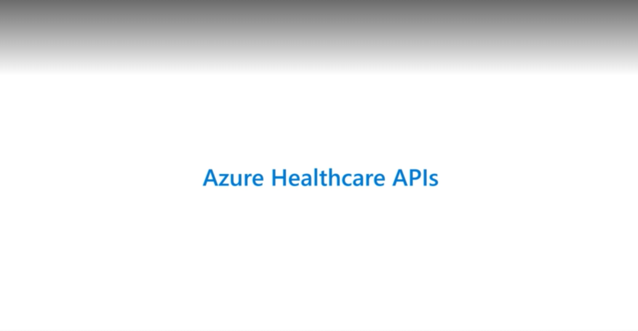Azure Healthcare APIs - A workspace for health data in the cloud ...