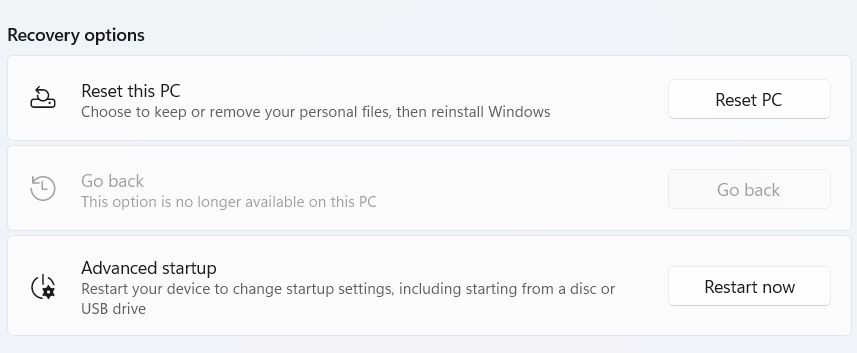 Unable to go back to Windows 10- The Go Back Button is not working ...