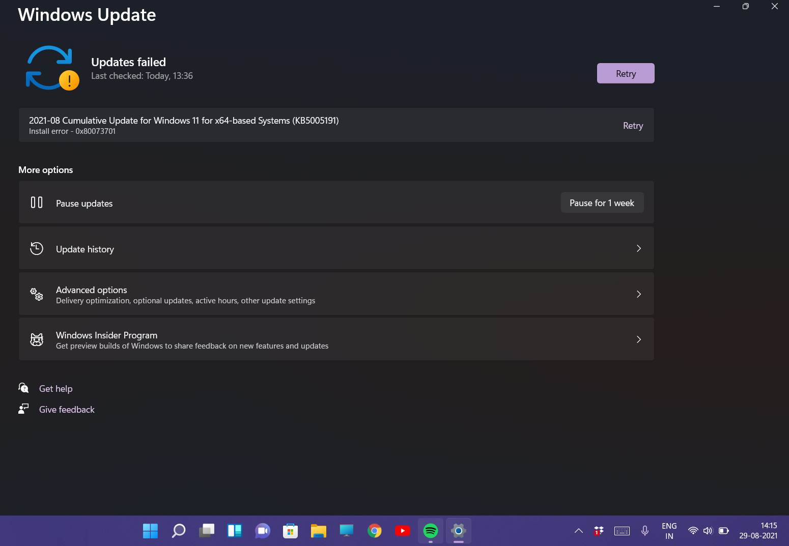 Windows 11 install error | Microsoft Community Hub