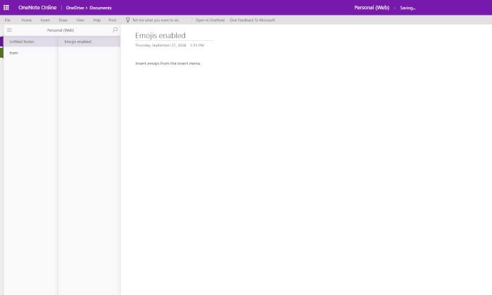 Emojis in OneNote.gif