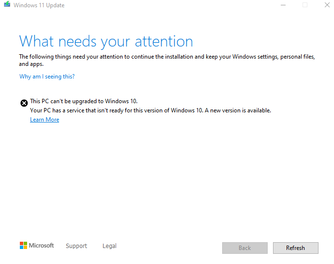 Issue with installing Windows 11 | Microsoft Community Hub