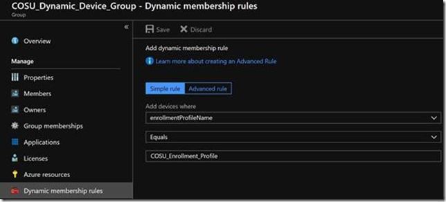 COSU Configuration and Enrollment using the QR code enrollment method ...