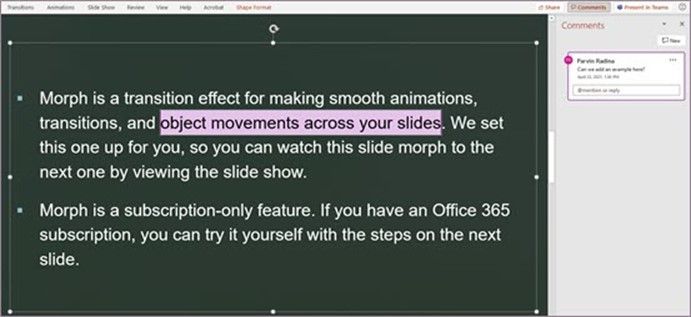 Do more with modern comments in PowerPoint | Microsoft Community Hub