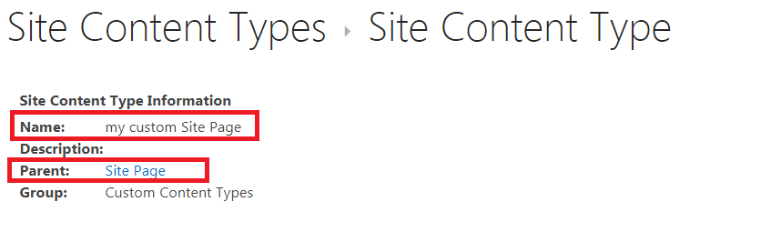 Create a custom content type for our modern pages. am i doing things ...