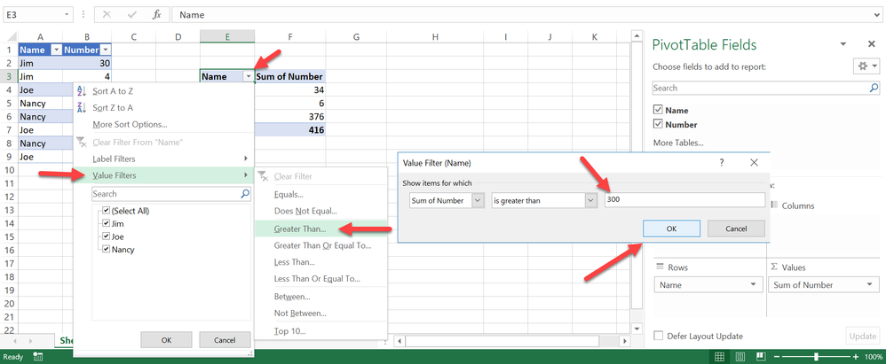 Summarize Data Using PivotTable #2.png