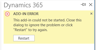 Plug-in Error can not be started | Microsoft Community Hub