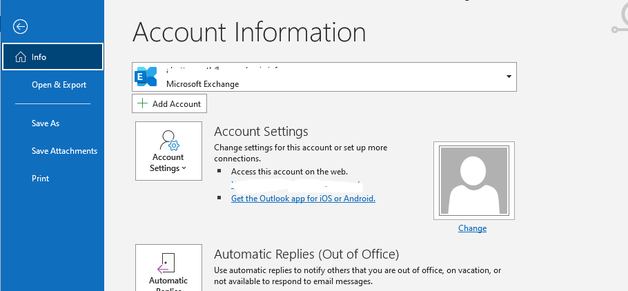 microsoft exchange email server settings