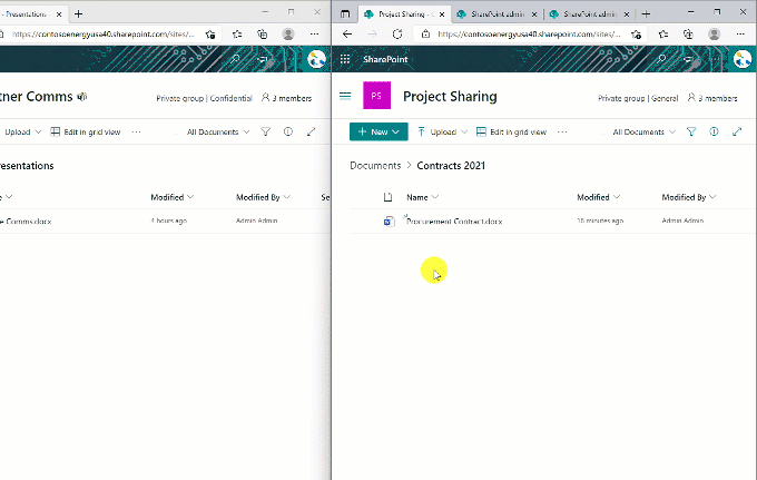 Default Sharing Link Type Via Labels.gif