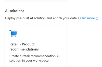 Figure 5 - Retail - Product Recommendations Solution based on Lake Database Templates.png
